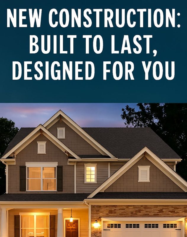 New Construction: Built to Last, Designed for You